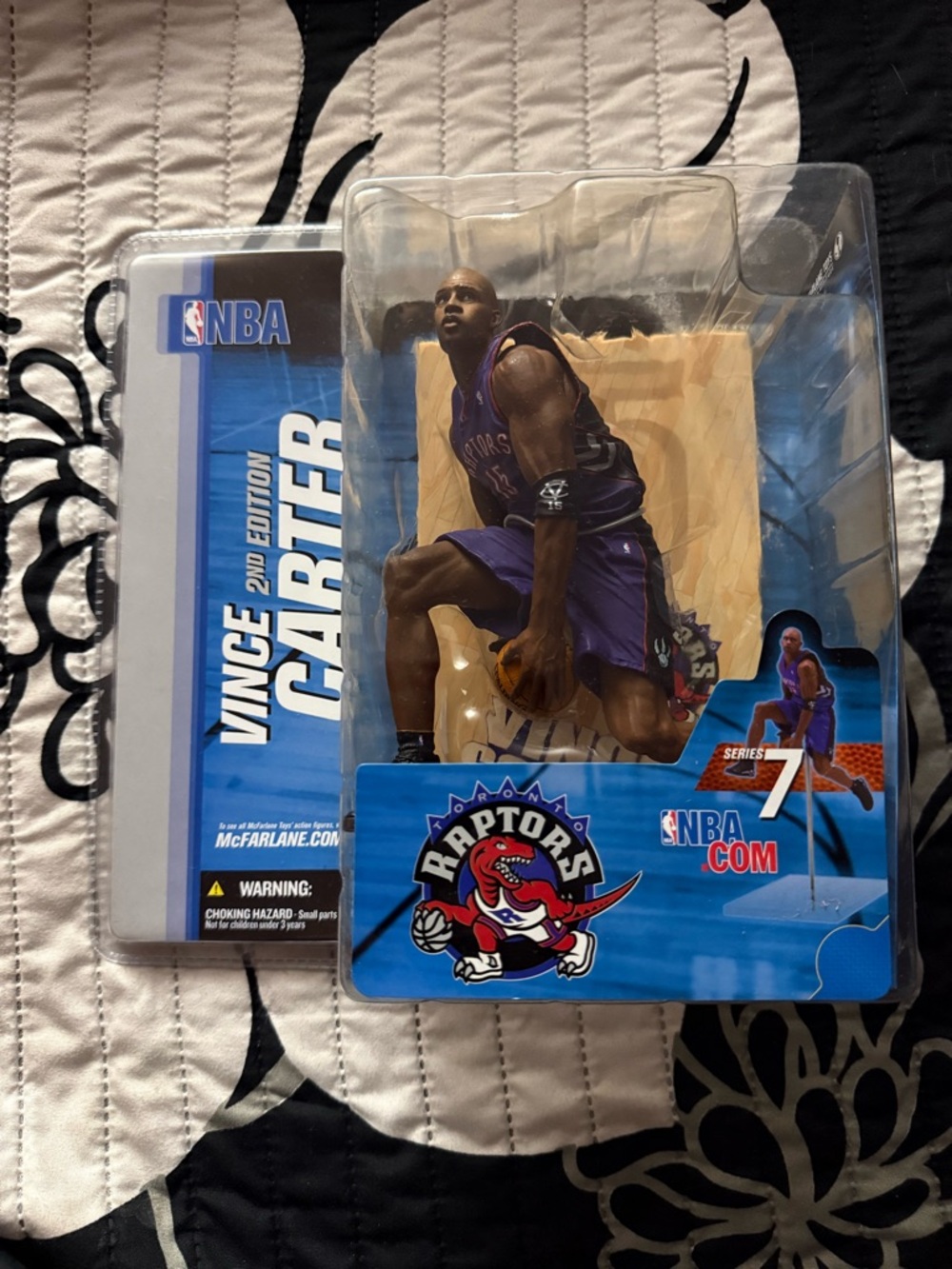 Rare Vince Carter Toronto Raptors McFarlane Series 7 Figure - Purple
